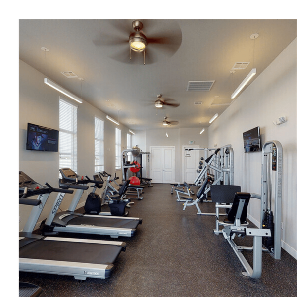 apartment complex gym