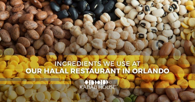 Ingredients We Use At Our Halal Restaurant In Orlando