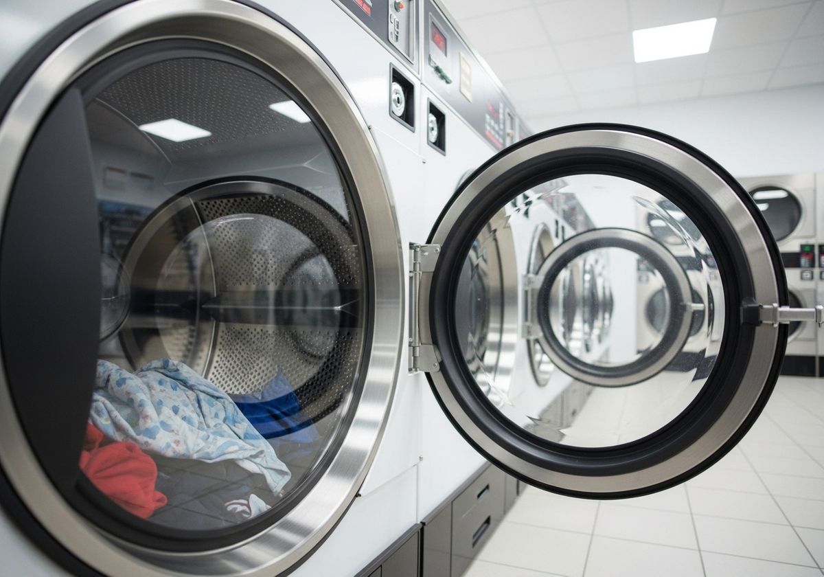 Commercial Laundromat Washing Machines