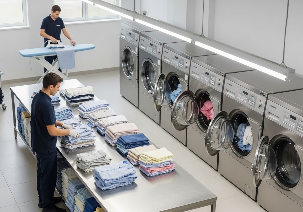 Laundry Service in Action