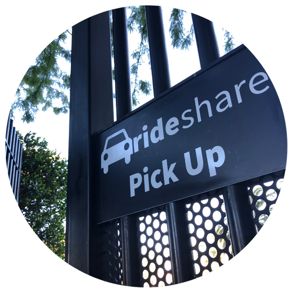 rideshare pickup sign rideshare pickup sign