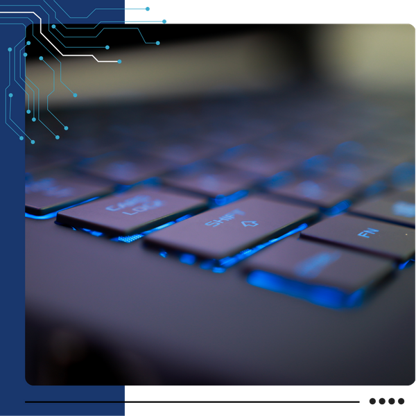 keyboard that is lit up