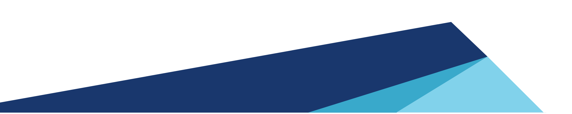 different colored triangle forming a modern shape