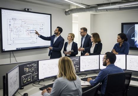 Team Reviewing System Diagram