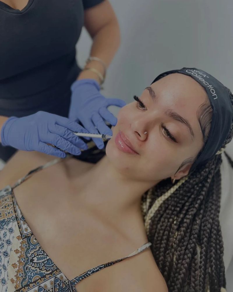 girl receiving injection