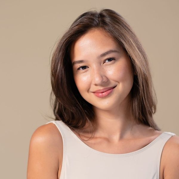 smiling woman smiling woman