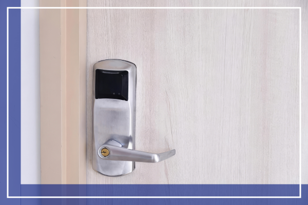 door with a handle