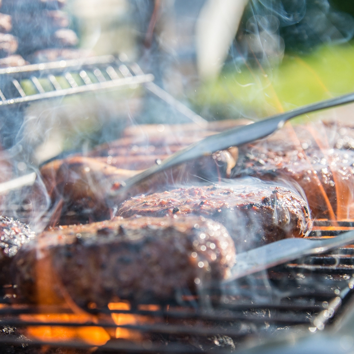 Meat on a grill