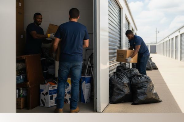 professional storage unit cleanout service