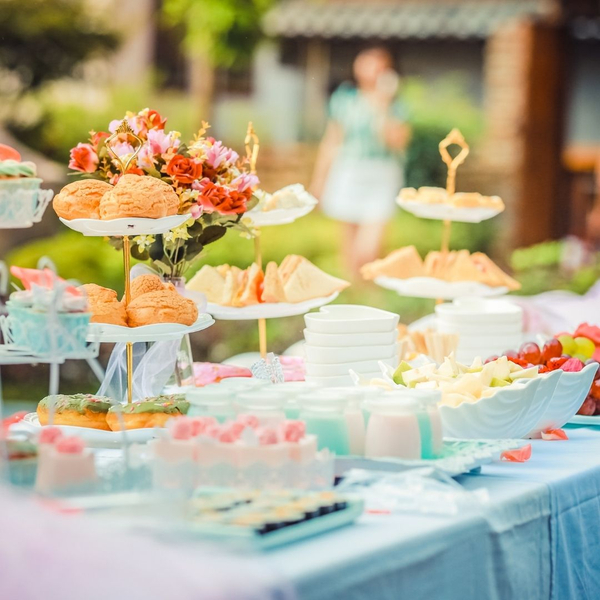 dessert bar at catered event Delicious Catering Ideas to Wow Guests at Your Detroit Wedding 3.jpg