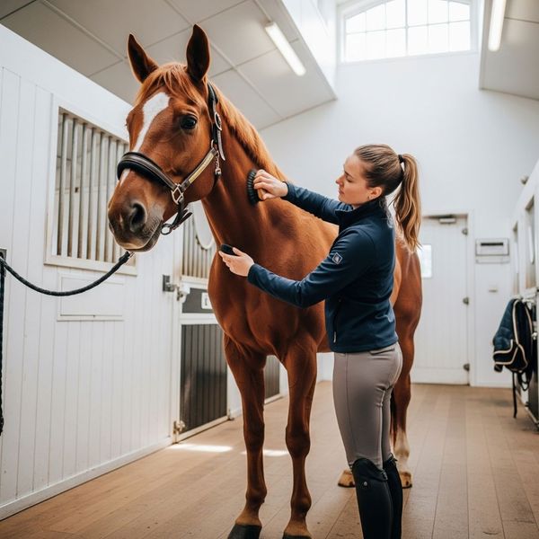 getting the horse ready for riding getting the horse ready for riding