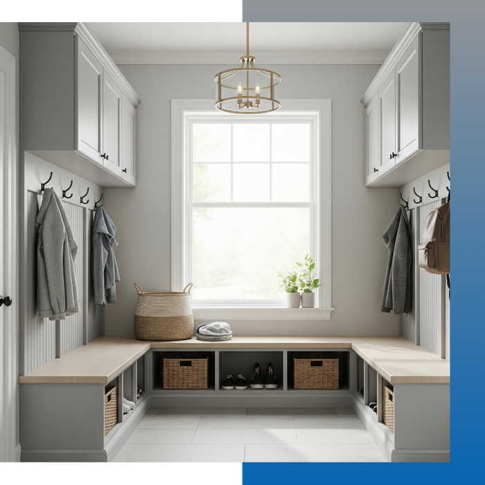 Organized Mudroom