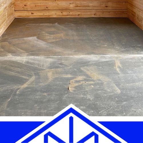 flat concrete flooring