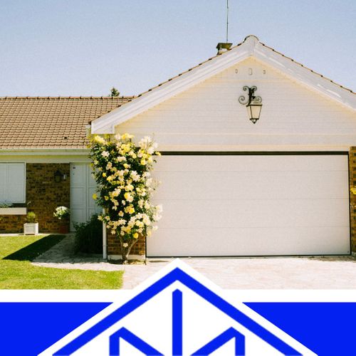 A home with a concrete driveway