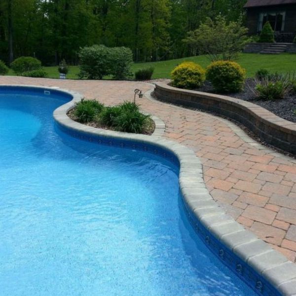 pool with walkway