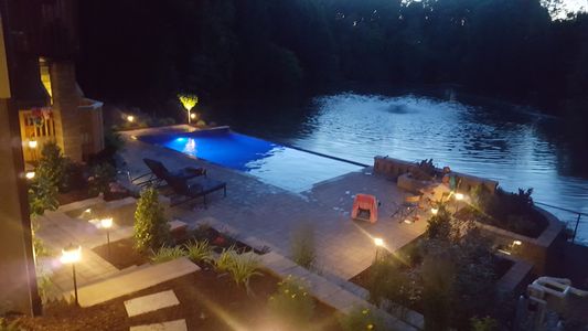 landscape lighting at night landscape lighting at night