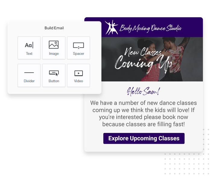 Dance studio email marketing