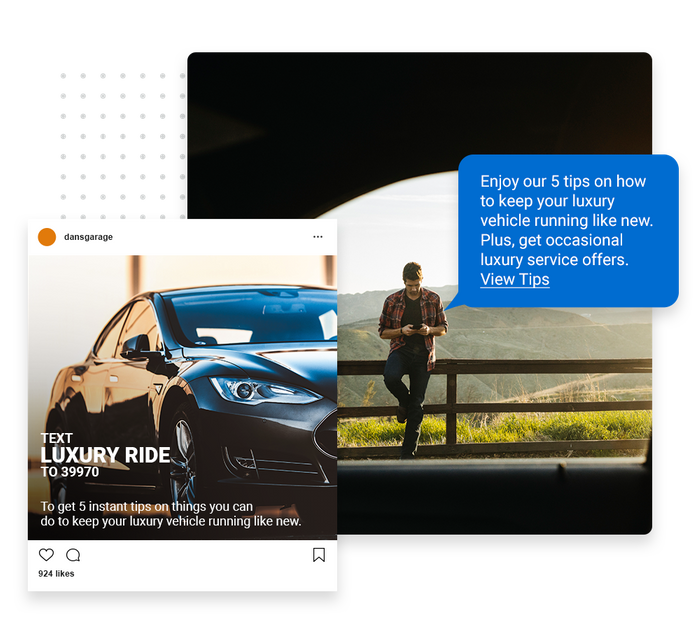 Auto shop text message marketing