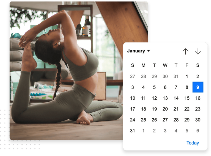 Yoga studio scheduling tool