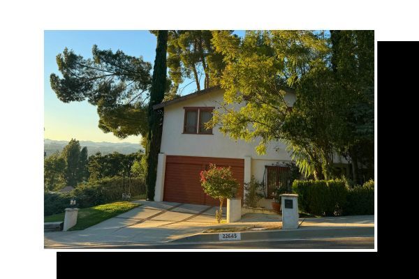 A California home.