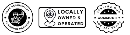 Your residential plubming partner. Locally owned and operaed. Serving our community for 20+ years.