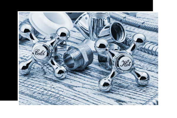 Knobs and plumbing hoses