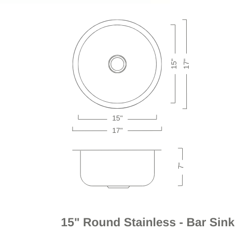 15 Round Stainless Bar Sink diagram.png