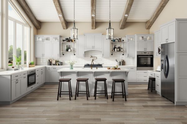 Grey Shaker Cabinets