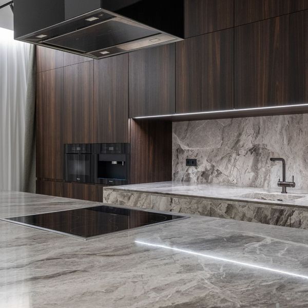 marble kitchen countertop