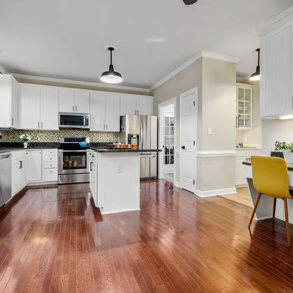 laminate flooring in a kitchen