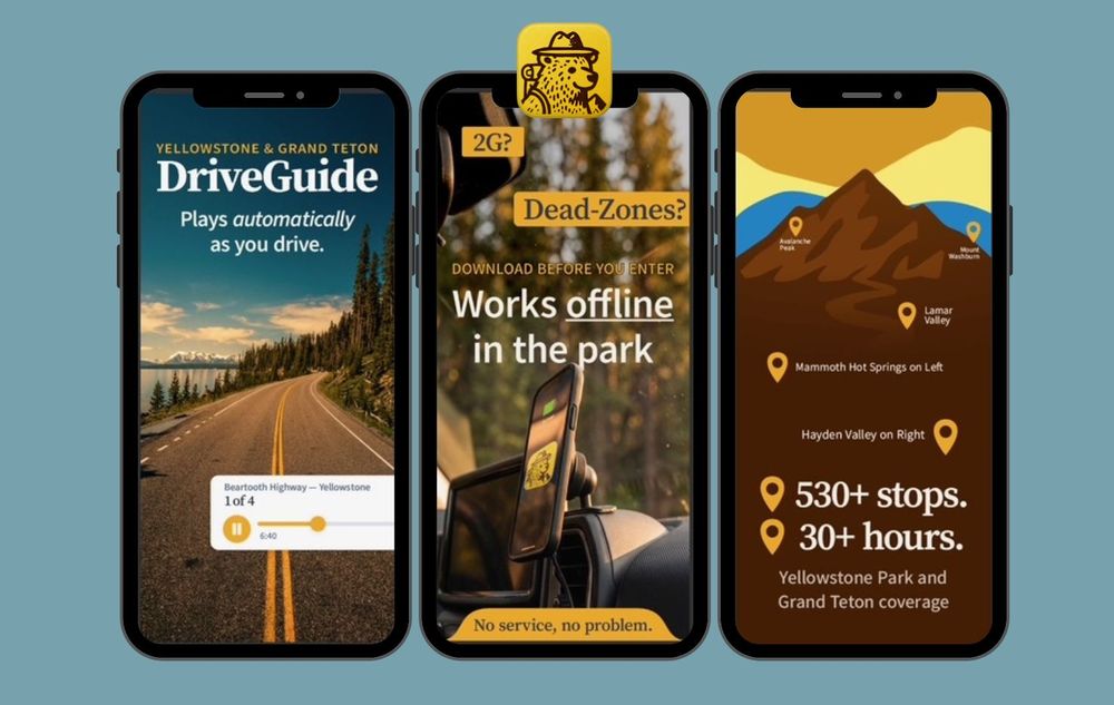 Yellowstone Drive Guide App
