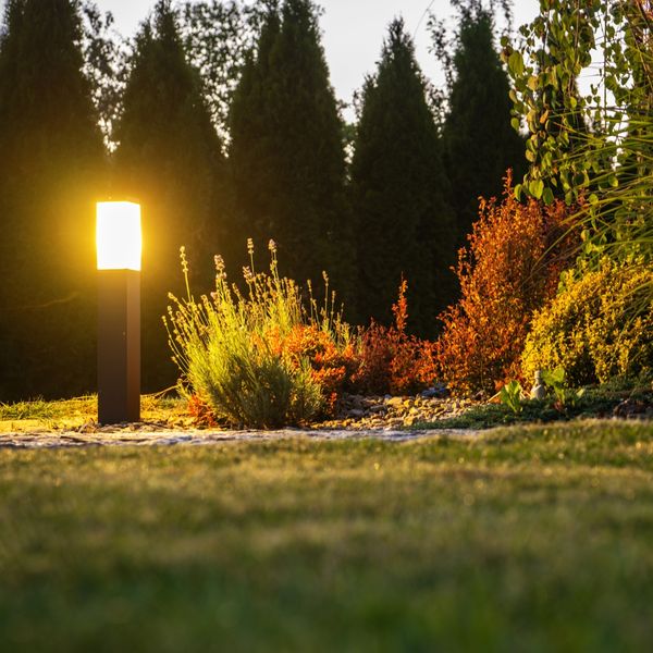 image of patio lighting