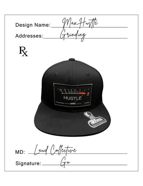 Max Hustle Snapback Black - GO Collection