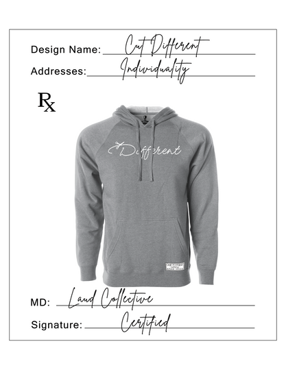 Cut Different Gray Hoodie - Certified Collection