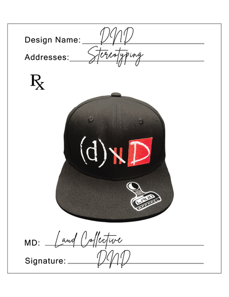 DND Snapback Black - Different is Not equal to Dangerous