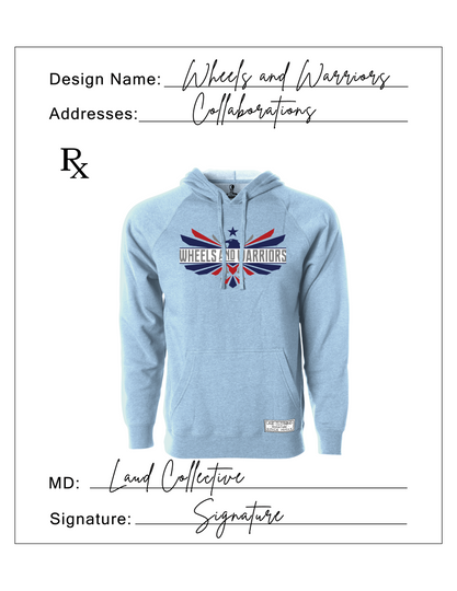 Wheels and Warriors Hoodie - Signature Collection