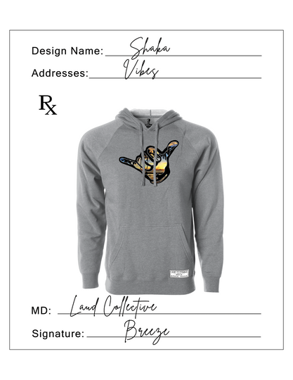Shaka Gray Hoodie - Breeze Collection