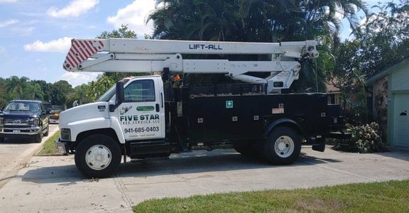 5 Star Tree Service LLC truck 5 Star Tree Service LLC truck