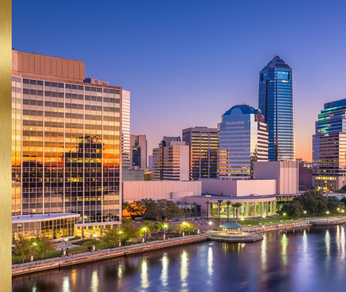 Jacksonville at sunset