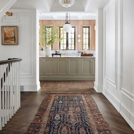 Image of a home with wood floors and different lighting
