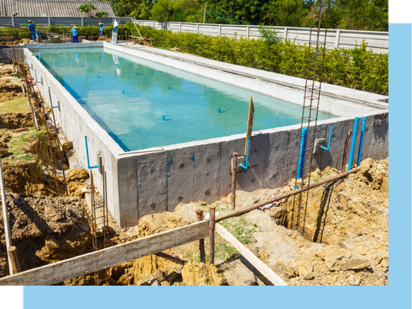 custom swimming pool construction