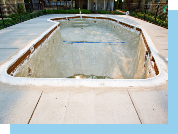 constructing a swimming pool