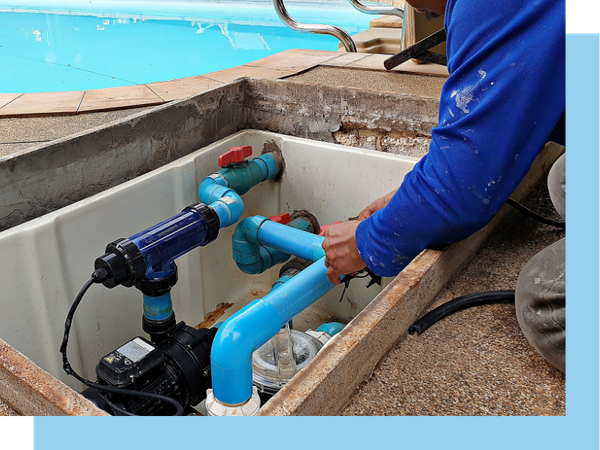 pool piping repair services