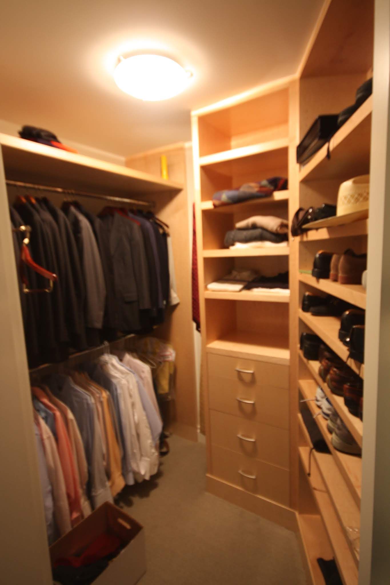 Mens closet