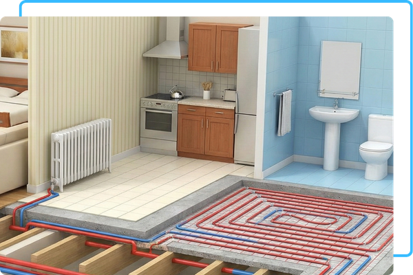 Hydronic heating diagram