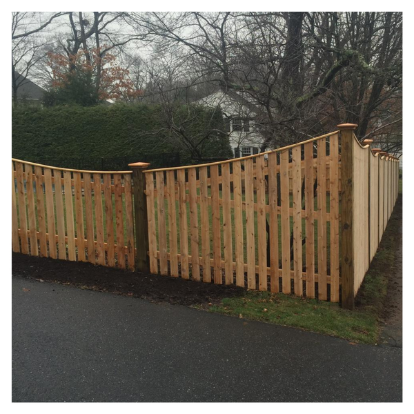 wooden fencing