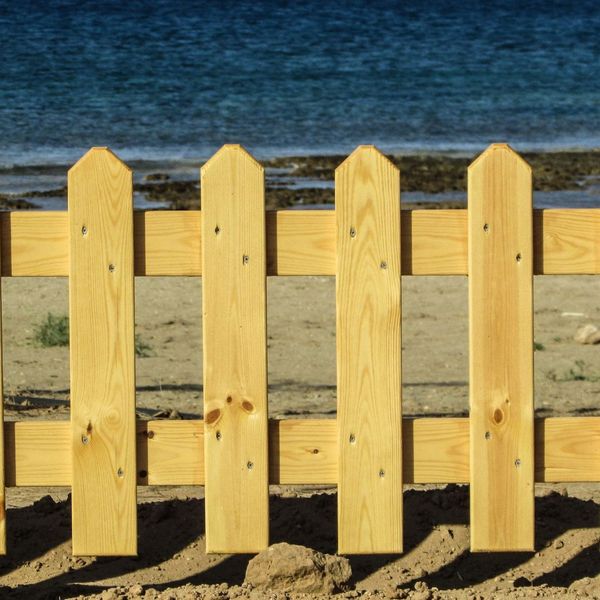 Wood fence.