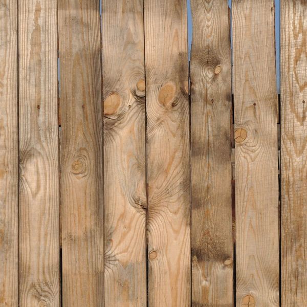 Wood fence.