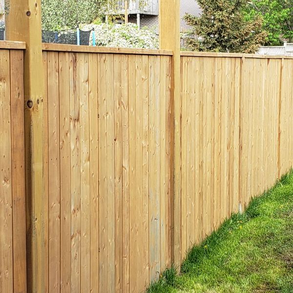 commercial wood fence