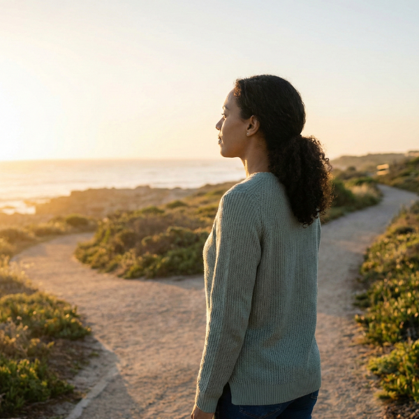 Looking into the distance